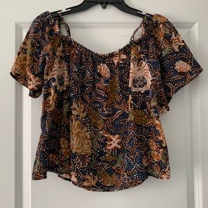 Madewell rare off the shoulder top